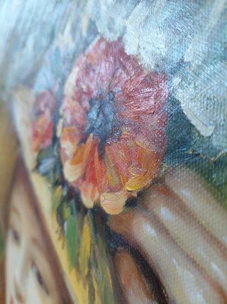 Reproducción al oleo de un Renoir