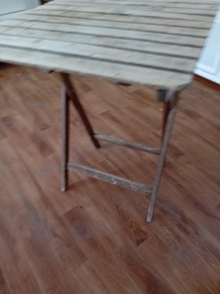 Mesa de madera plegable