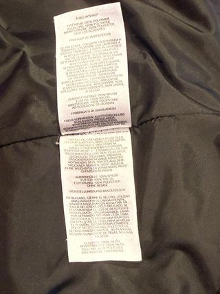 Chaqueta Columbia acolchada negra Talla M