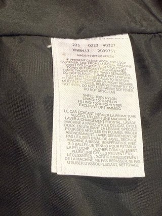 Chaqueta Columbia acolchada negra Talla M