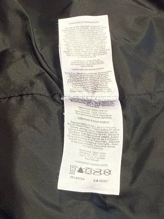 Chaqueta Columbia acolchada negra Talla M