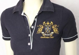 Polo KILlarney azul marino con Escudo