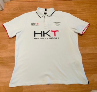 Polo Hackett London Caballero Blanco