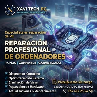 Reparacion y asesoramiento de ordenadores