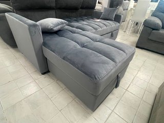 Sofá Cama Chaise Longue Reversible Gris
