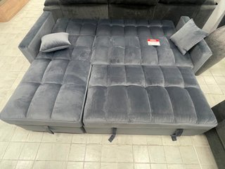 Sofá Cama Chaise Longue Reversible Gris