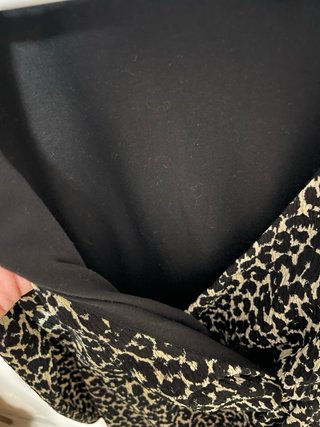 Vestido corto Mango estampado leopardo Talla M.