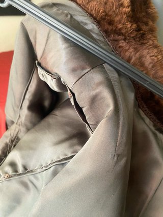 Chaquetón de mouton marrón