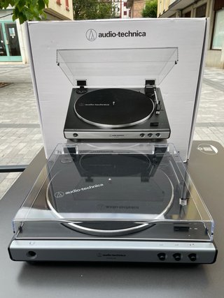 Tocadiscos Audio-Technica Negro/Gris