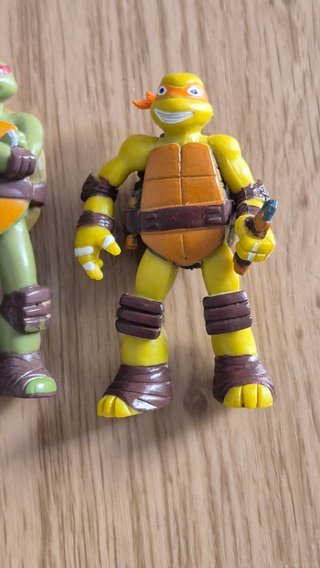 Lote 4 Figuras Tortugas Ninja