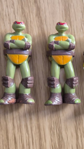 Lote 4 Figuras Tortugas Ninja