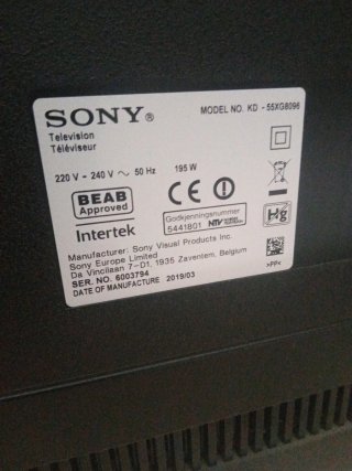 Televisor Sony 55"