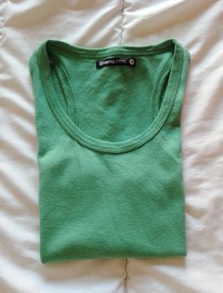 Camiseta tirantes Shana verde Talla M