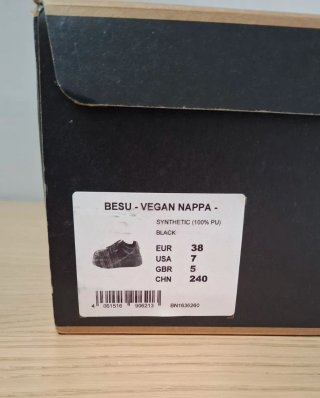 Zapatillas negras Buffalo plataforma Besu talla 38