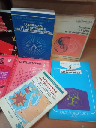 Lote 15 de libros vintage de matemáticas y lógica