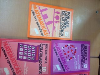 Lote 15 de libros vintage de matemáticas y lógica