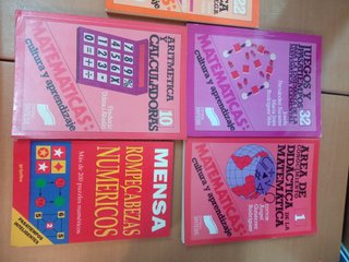 Lote 15 de libros vintage de matemáticas y lógica
