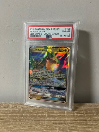 Rayquaza GX PSA 8 (2018)