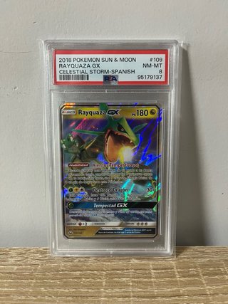Rayquaza GX PSA 8 (2018)