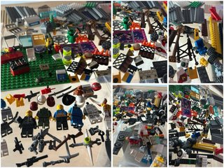 Mega lote de piezas y accesorios Lego