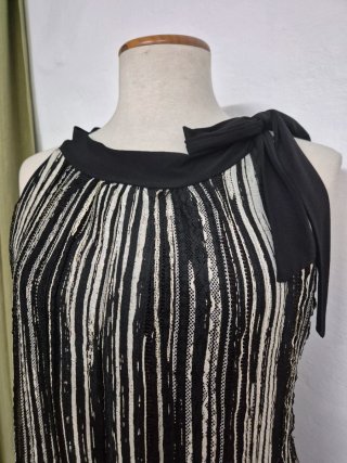 Top elegante cuello halter talla 50