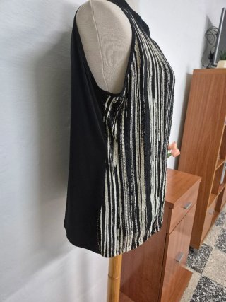 Top elegante cuello halter talla 50