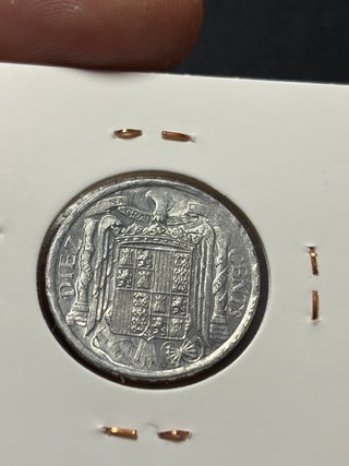 diez 10 centimos 1940 EBC+ Franco ESCASA España
