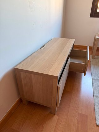 Mueble TV IKEA BESTA madera