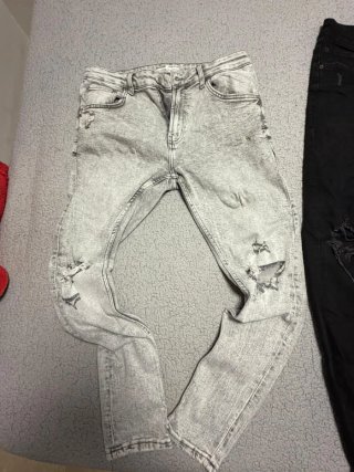 Pantalones vaqueros hombre (negro y gris)
