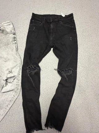 Pantalones vaqueros hombre (negro y gris)