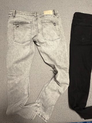 Pantalones vaqueros hombre (negro y gris)