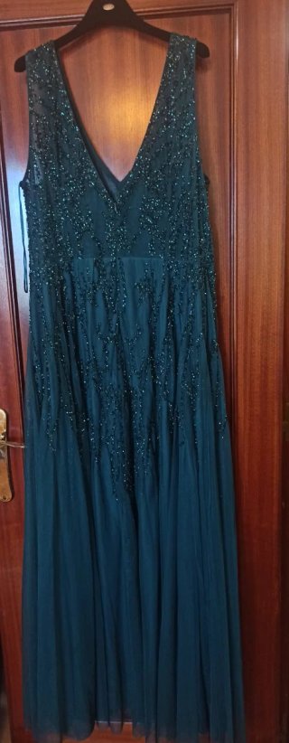 Vestido fiesta nuevo con pedrería El Corte Inglés