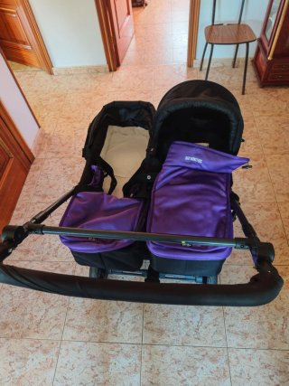 Carrito gemelar Baby Monsters Easy Twin