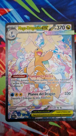 Carta Pokémon Mega-Dragonite EX 370 HP
