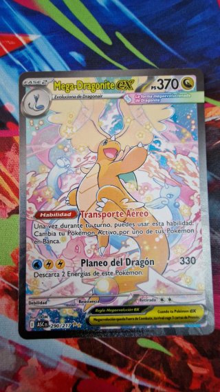 Carta Pokémon Mega-Dragonite EX 370 HP