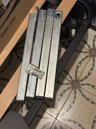Somier de láminas metálico y madera