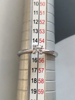Anillo oro blanco con circonita nuevo