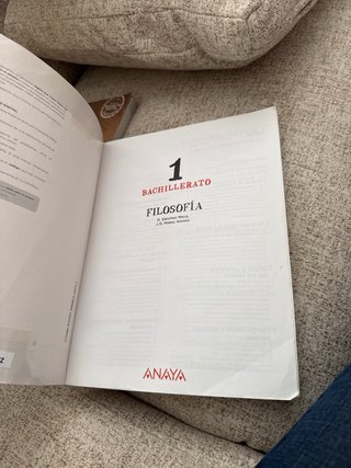 Filosofía 1 Bachillerato