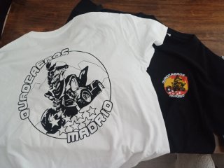 Camisetas QUADTREROSDEMADRID Blancas y Negras