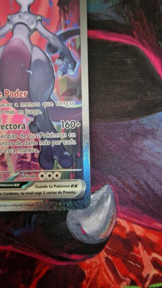 Carta Pokémon Mewtwo EX del Team Rocket 231/182