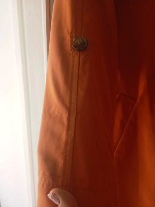 Gabardina Stradivarius Naranja