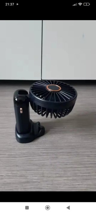 Mini Ventilador Turbo con Pantalla Digital - 5 Vel