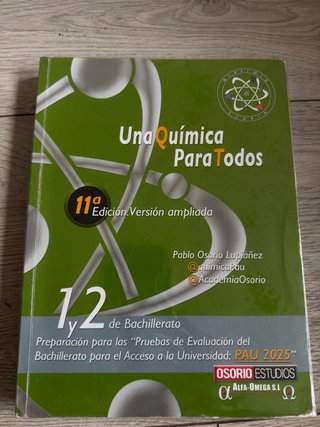 UNA QUIMICA PARA TODOS