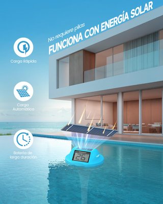 Termómetro Solar Flotante Piscina PoolPrime