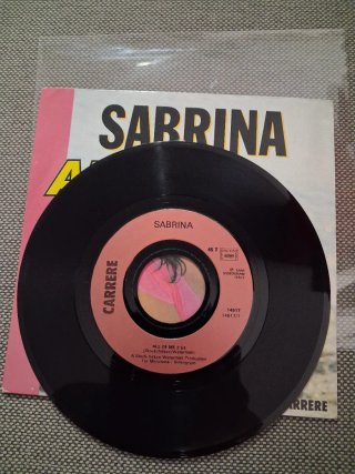 Sabrina Salerno Lote 3 Vinilos single 7" 45 rpm