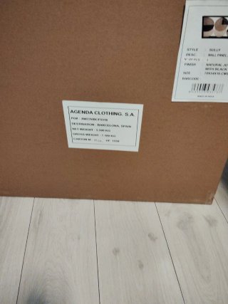 Panel Decorativo Pared Madera Y Yute