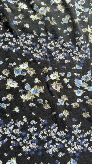 Vestido floral negro H&M Divided