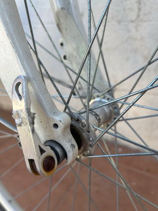Bicicleta Eléctrica Holandesa Blanca