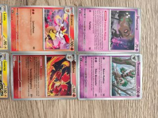 Cartas Pokémon evolucion de categoría común a rara