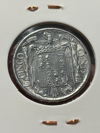 moneda de 5 céntimos 1940 SC s/c Sin circular FDC